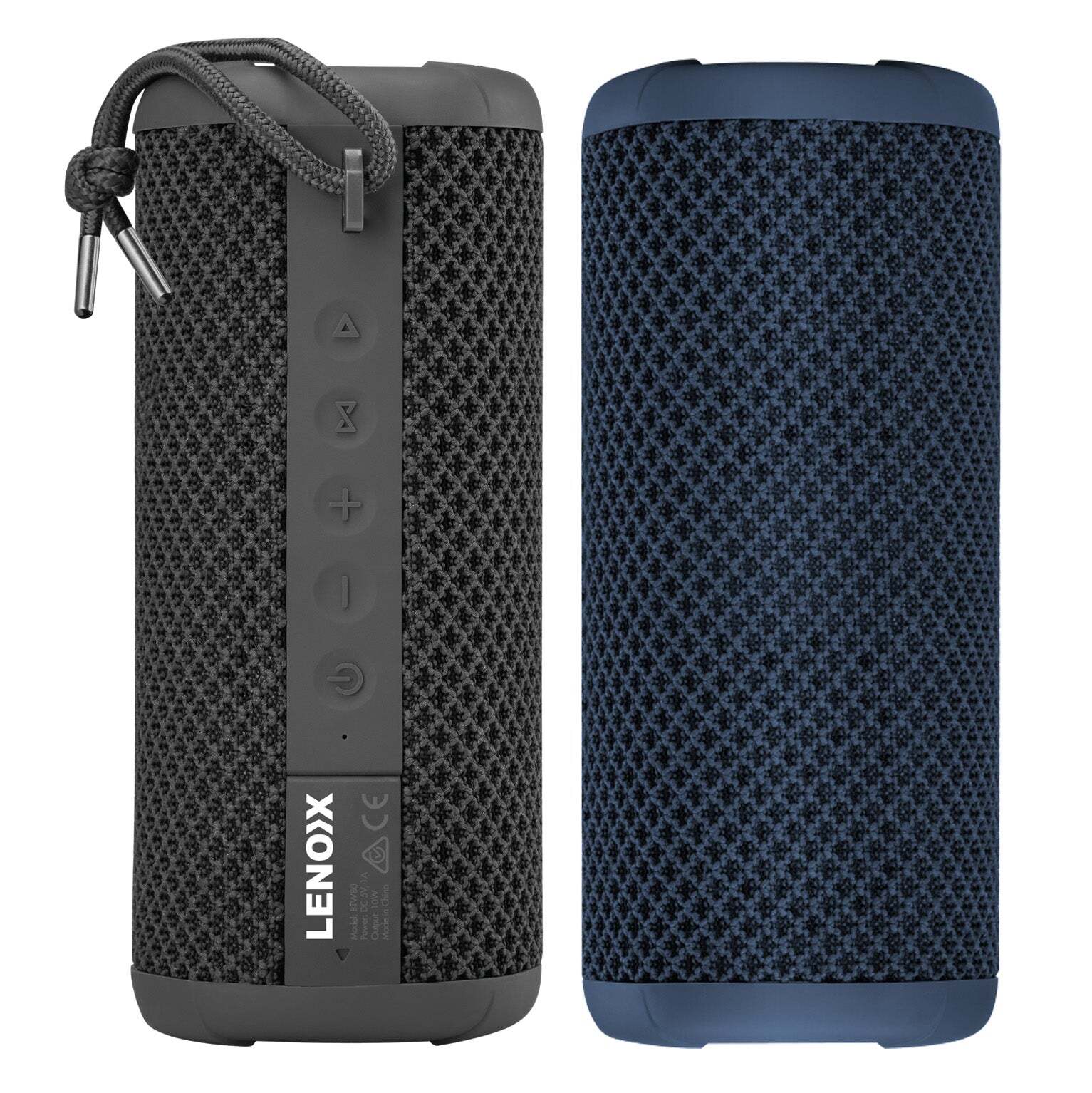 IPX7 Waterproof & Portable Bluetooth Speaker (Black) 10W, 360 Audio - SILBERSHELL