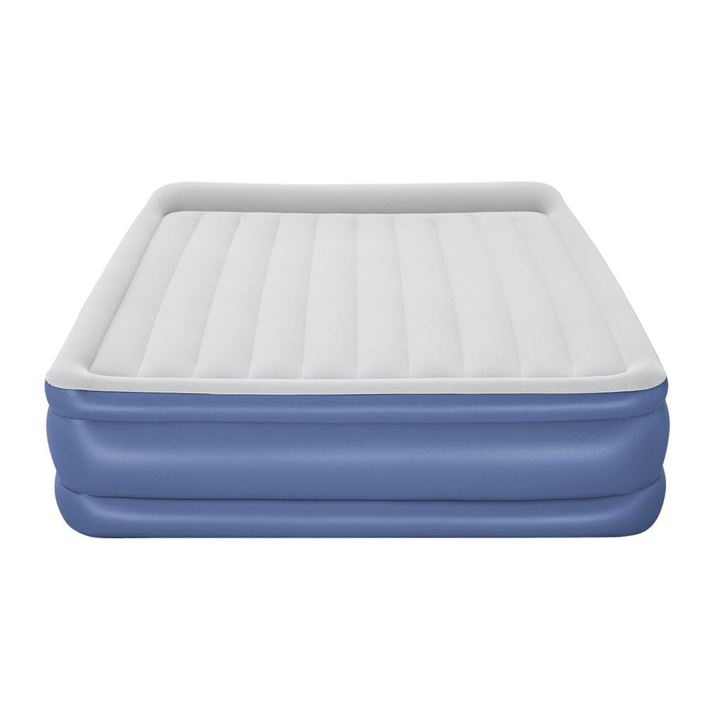 Bestway Air Mattress King Inflatable Bed 56cm Airbed Blue - SILBERSHELL