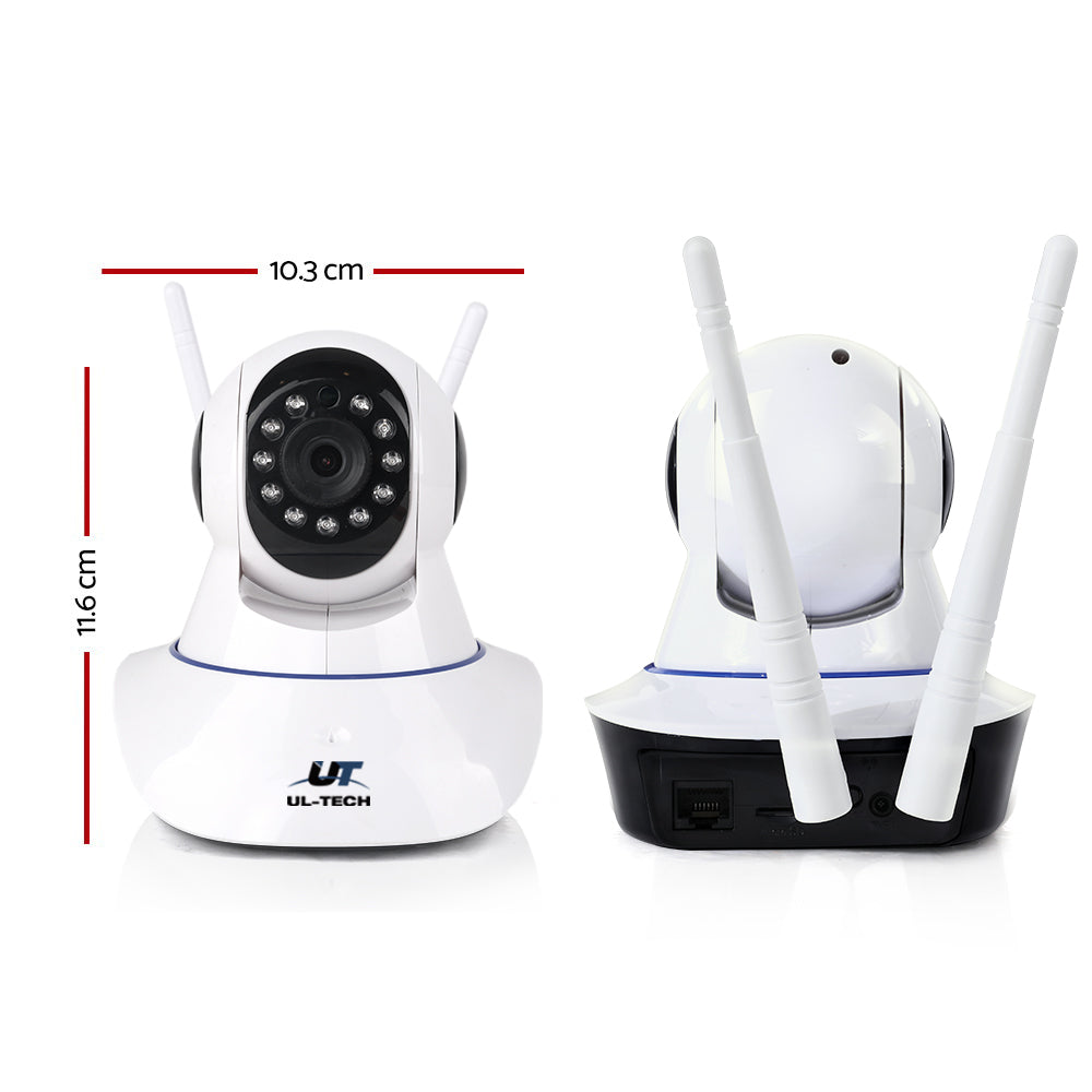 UL-tech 1080P Wireless IP Camera Security WIFI Cam White - SILBERSHELL