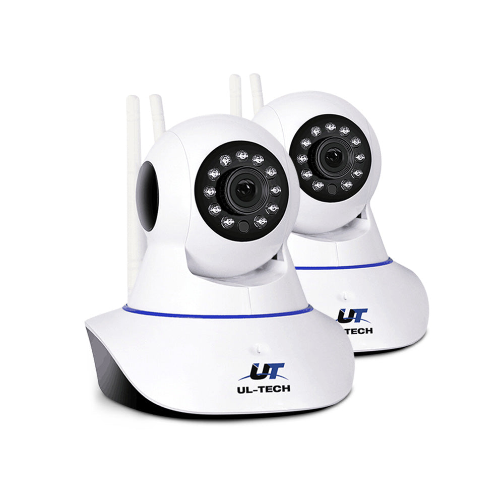 UL-tech 1080P Wireless IP Cameras Security WIFI Cam White - SILBERSHELL