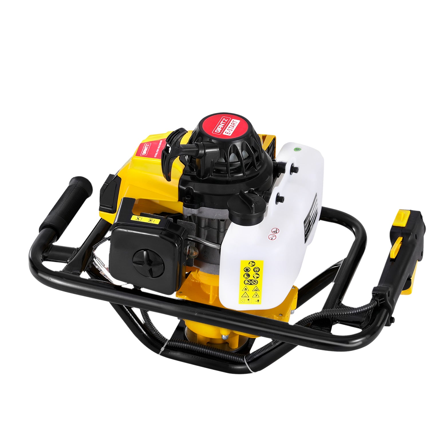 Giantz 82CC Post Hole Digger Motor Only Petrol Engine Yellow - SILBERSHELL