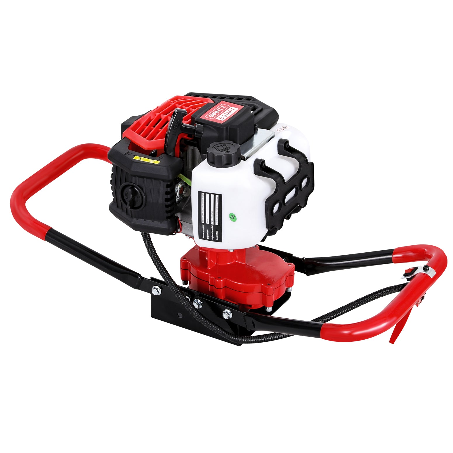 Giantz 65CC Post Hole Digger Motor Only Petrol Engine Red - SILBERSHELL