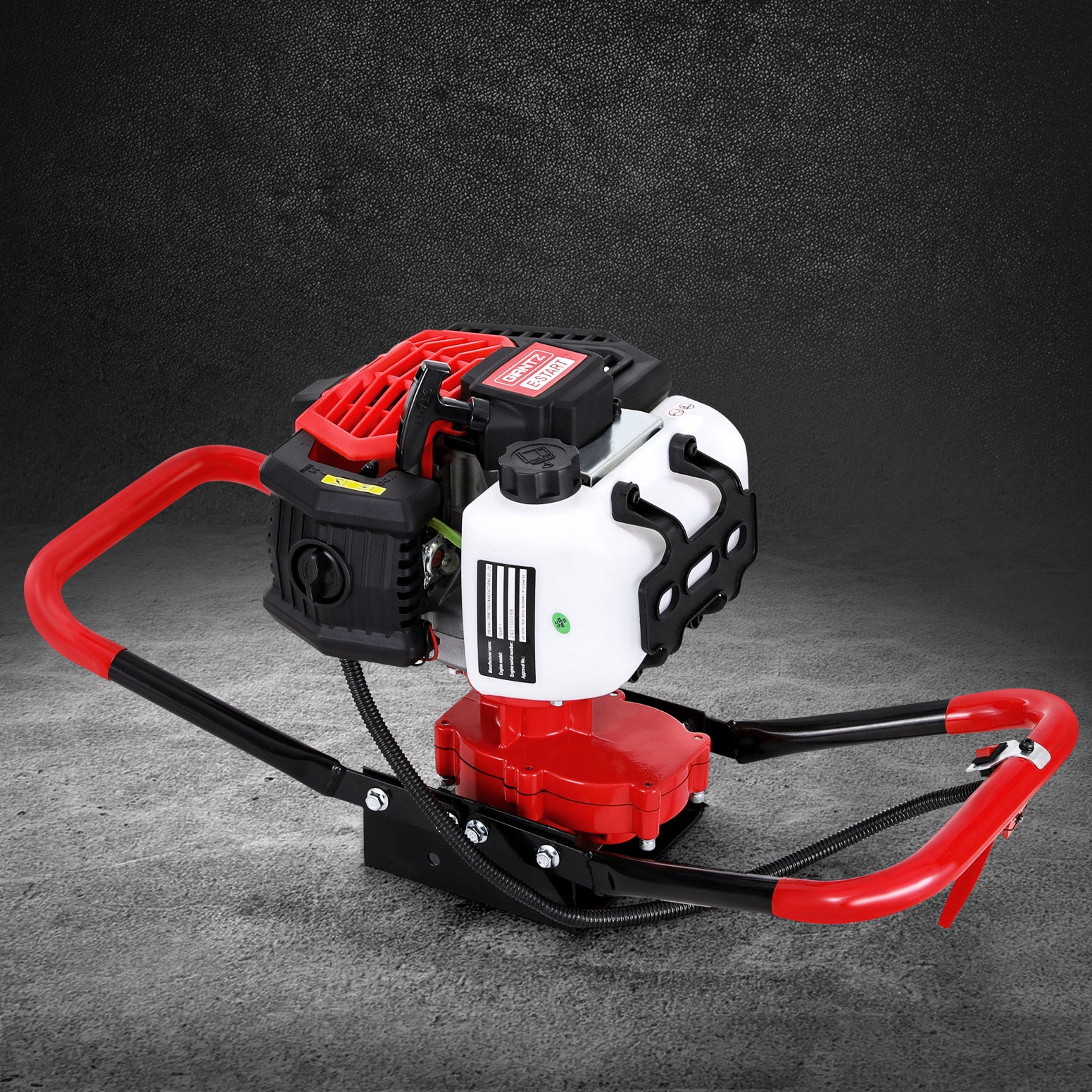 Giantz 65CC Post Hole Digger Motor Only Petrol Engine Red - SILBERSHELL