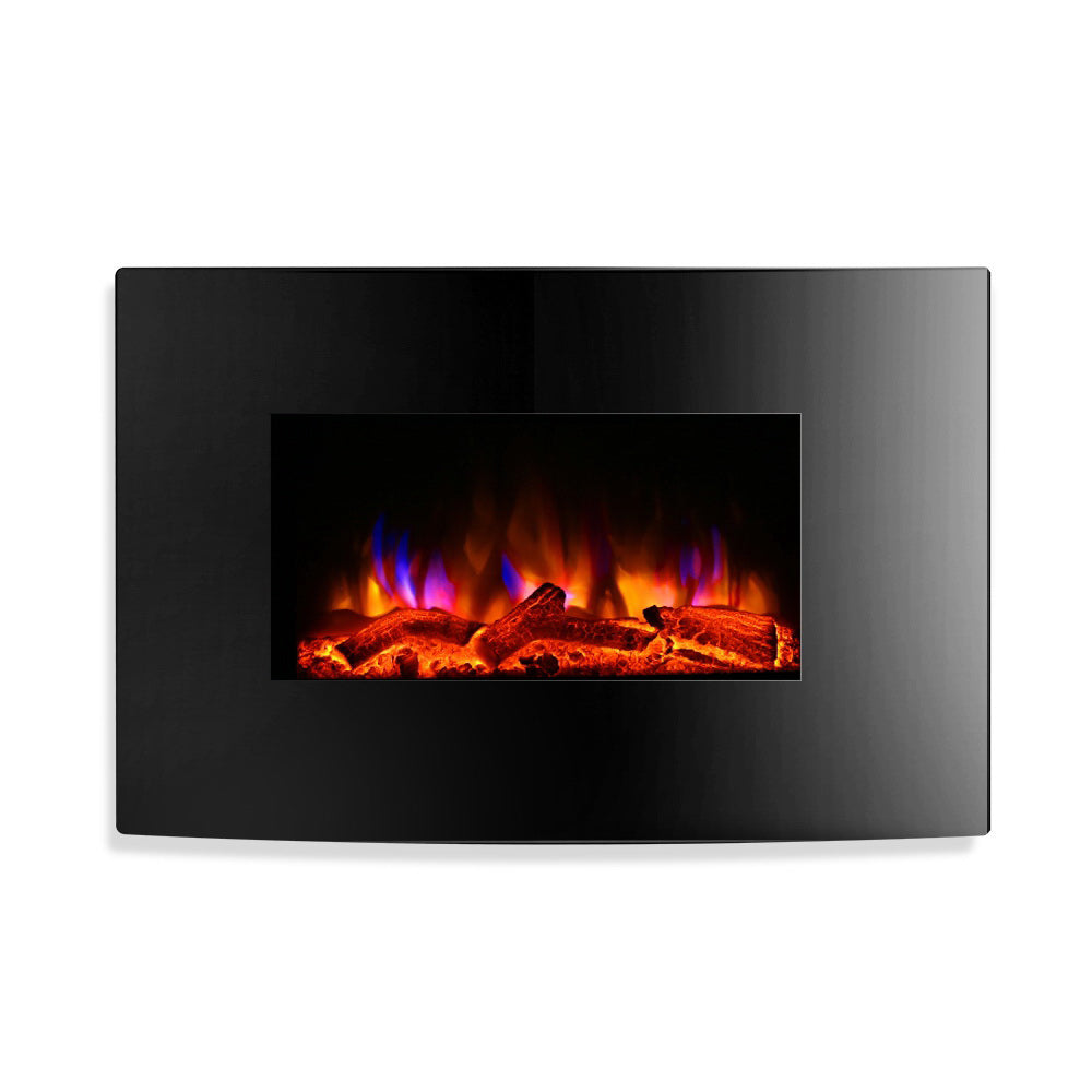 Devanti Electric Fireplace Fire Heater 2000W - SILBERSHELL