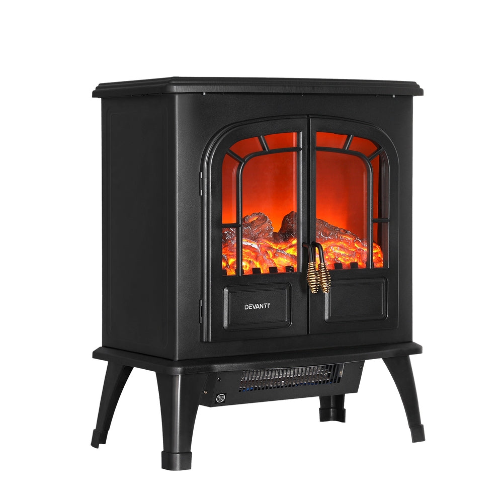 Devanti Electric Fireplace Fire Heaters 2000W - SILBERSHELL