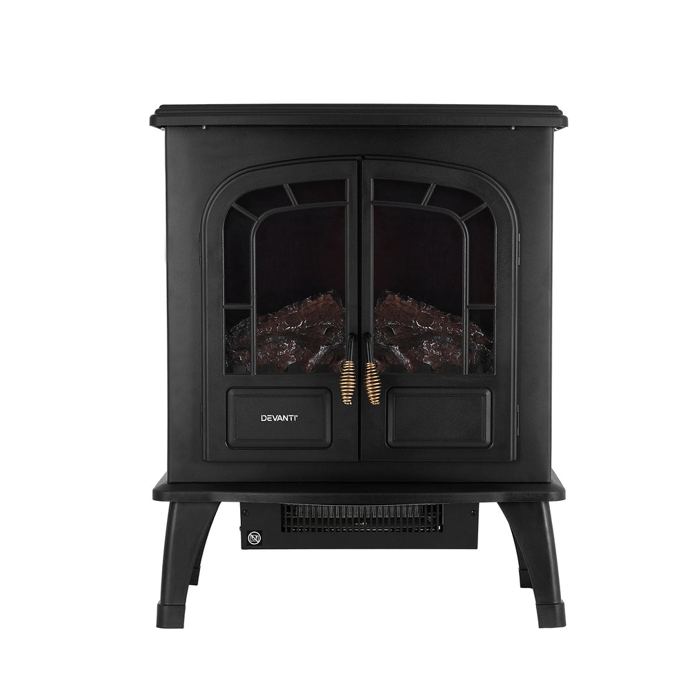 Devanti Electric Fireplace Fire Heaters 2000W - SILBERSHELL