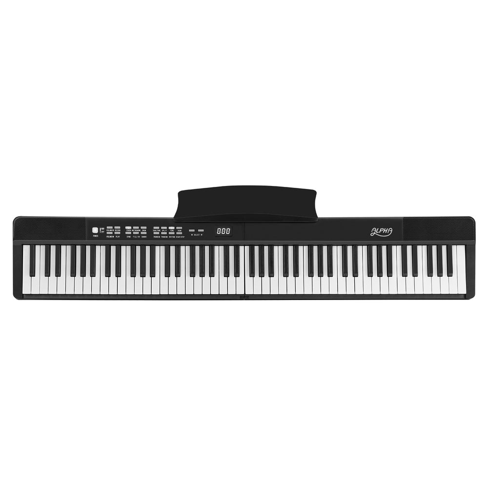 Alpha 88 Keys Foldable Electronic Piano Keyboard Digital Electric w/ Carry Bag - SILBERSHELL