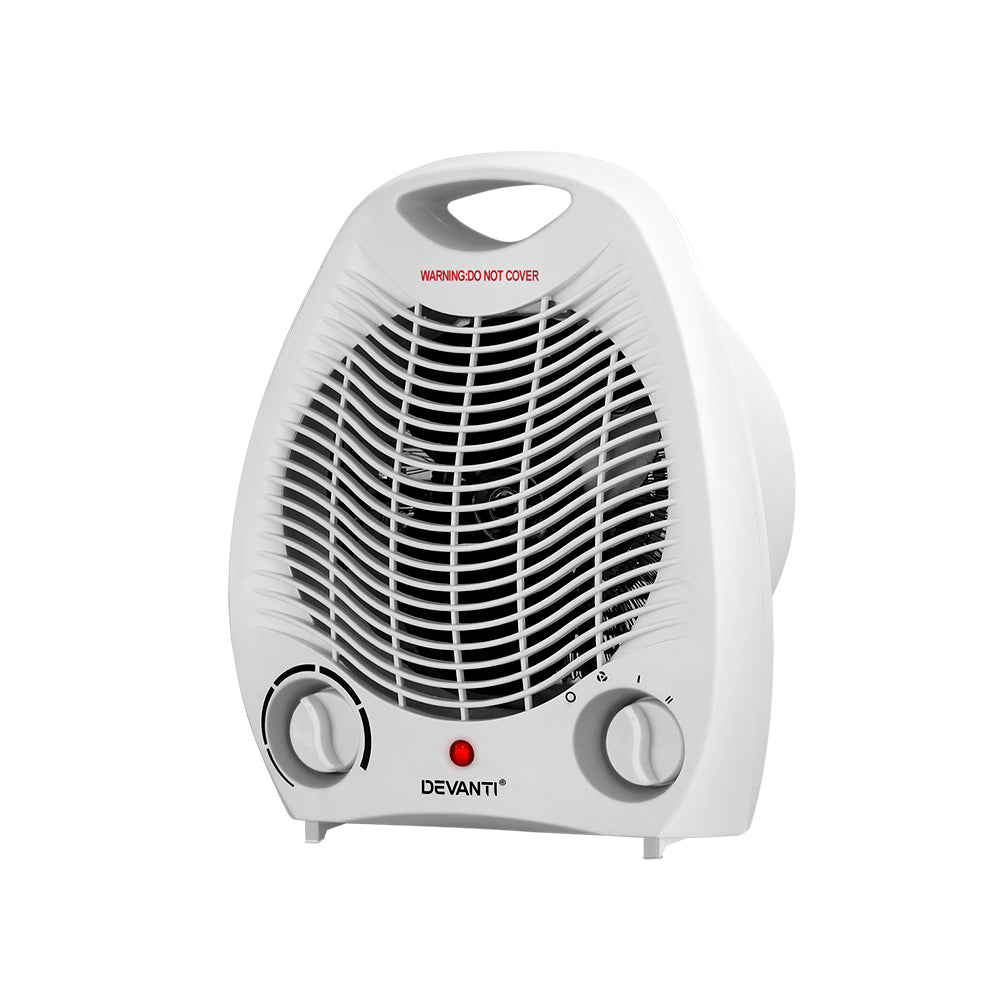 Devanti Electric Fan Heater 2000W - SILBERSHELL