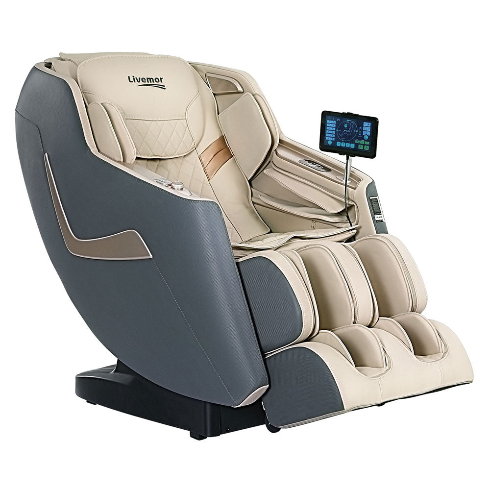 Livemor Massage Chair Electric Recliner Home Massager 3D Opal - SILBERSHELL