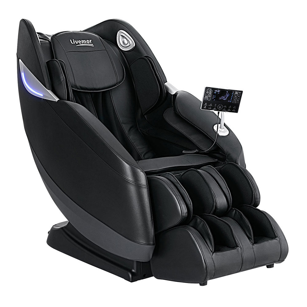 Livemor Massage Chair Electric Recliner Home 3D Massager Flynn - SILBERSHELL