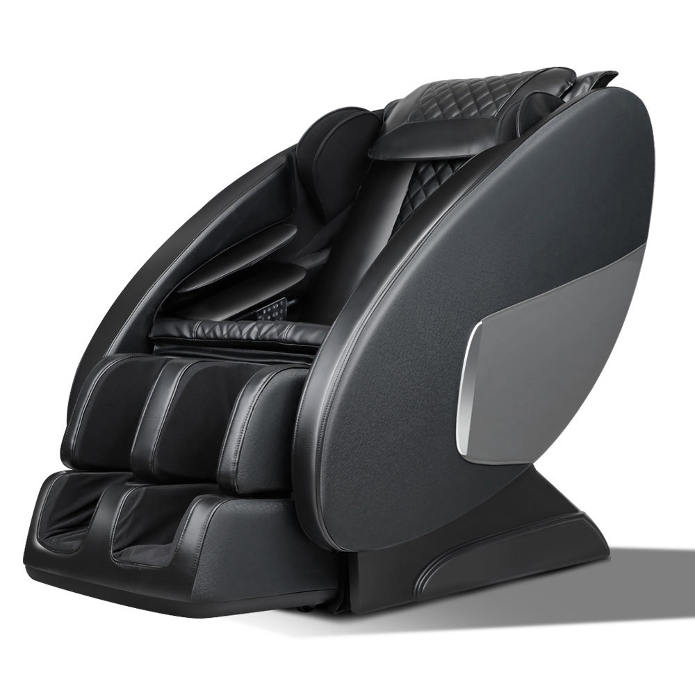 Livemor Massage Chair Electric Recliner Massager Black Ellmue - SILBERSHELL