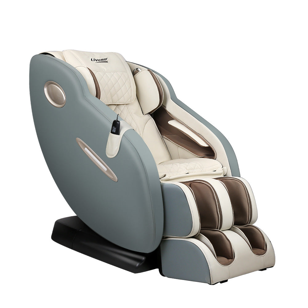 Livemor Massage Chair Electric Recliner Shiatsu Zero Gravity Head Massager