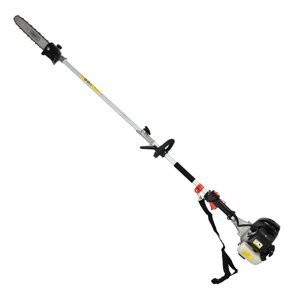 Giantz 65CC Pole Chainsaw Petrol Brush Cutter Whipper Snipper Hedge Trimmer - SILBERSHELL