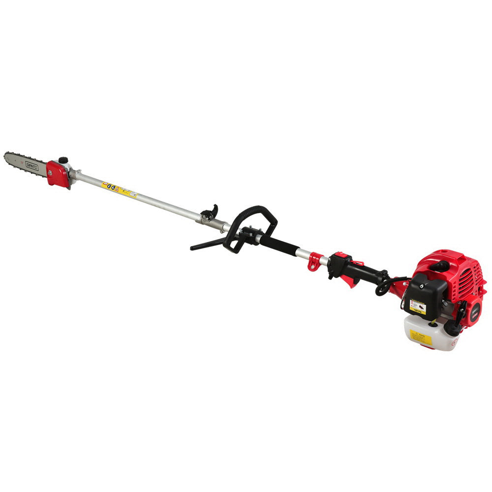 Giantz 65CC Pole Chainsaw Hedge Trimmer Brush Cutter Whipper Snipper Saw 9-in-1 5.6m - SILBERSHELL