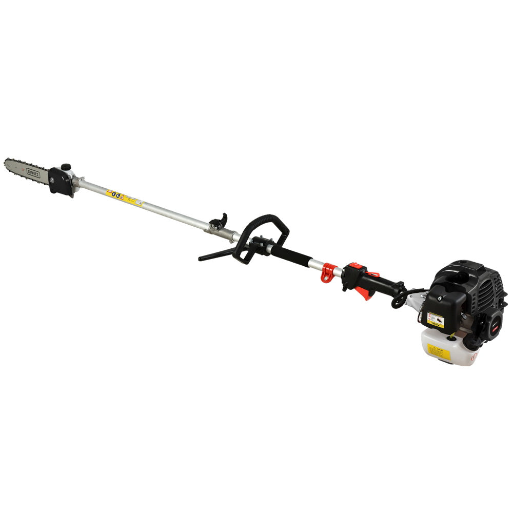 Giantz 62CC Pole Chainsaw Hedge Trimmer Brush Cutter Whipper Snipper Saw 9-in-1 5.6m - SILBERSHELL