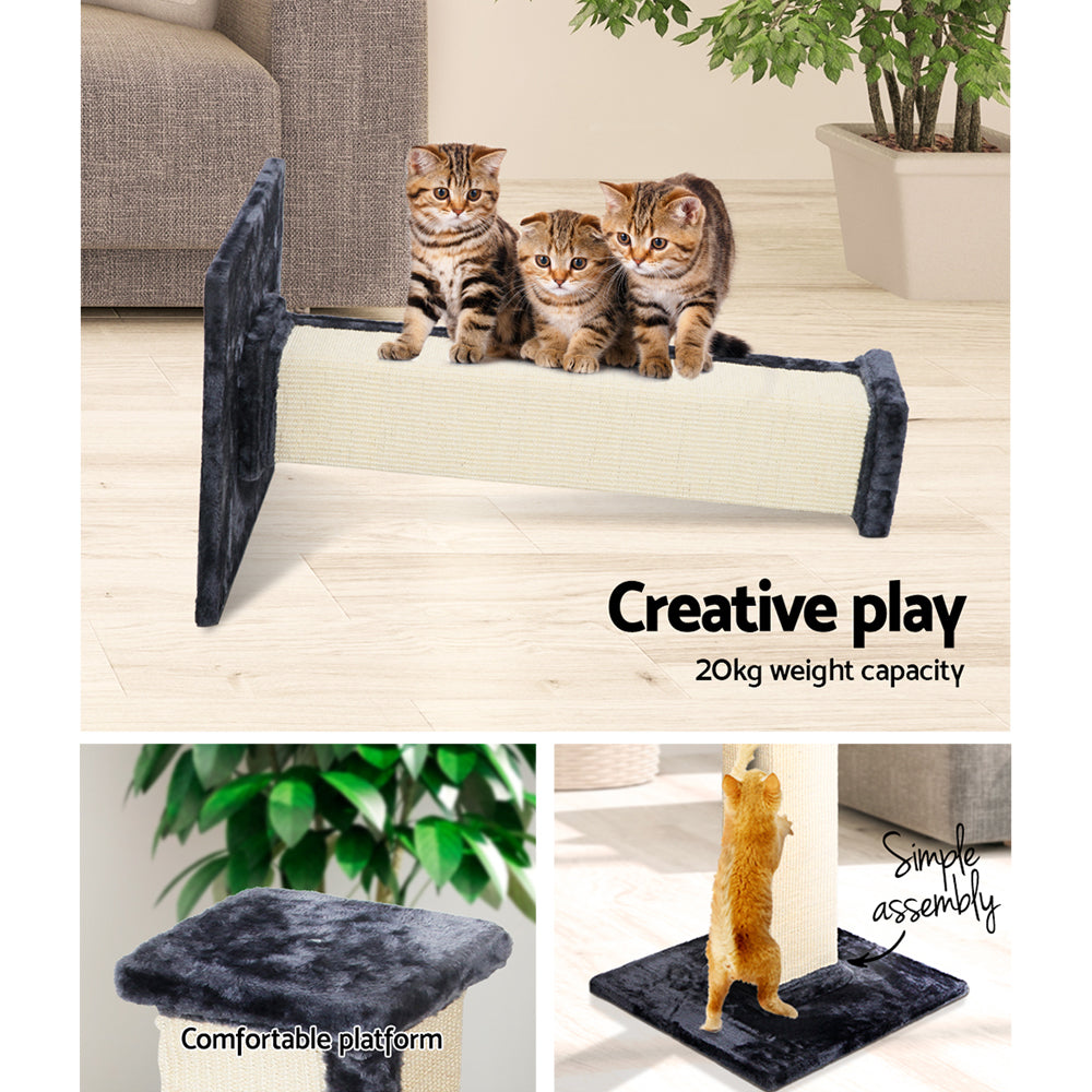 i.Pet Cat Tree 92cm Scratching Post Tower Scratcher Wood Condo Bed House Trees - SILBERSHELL