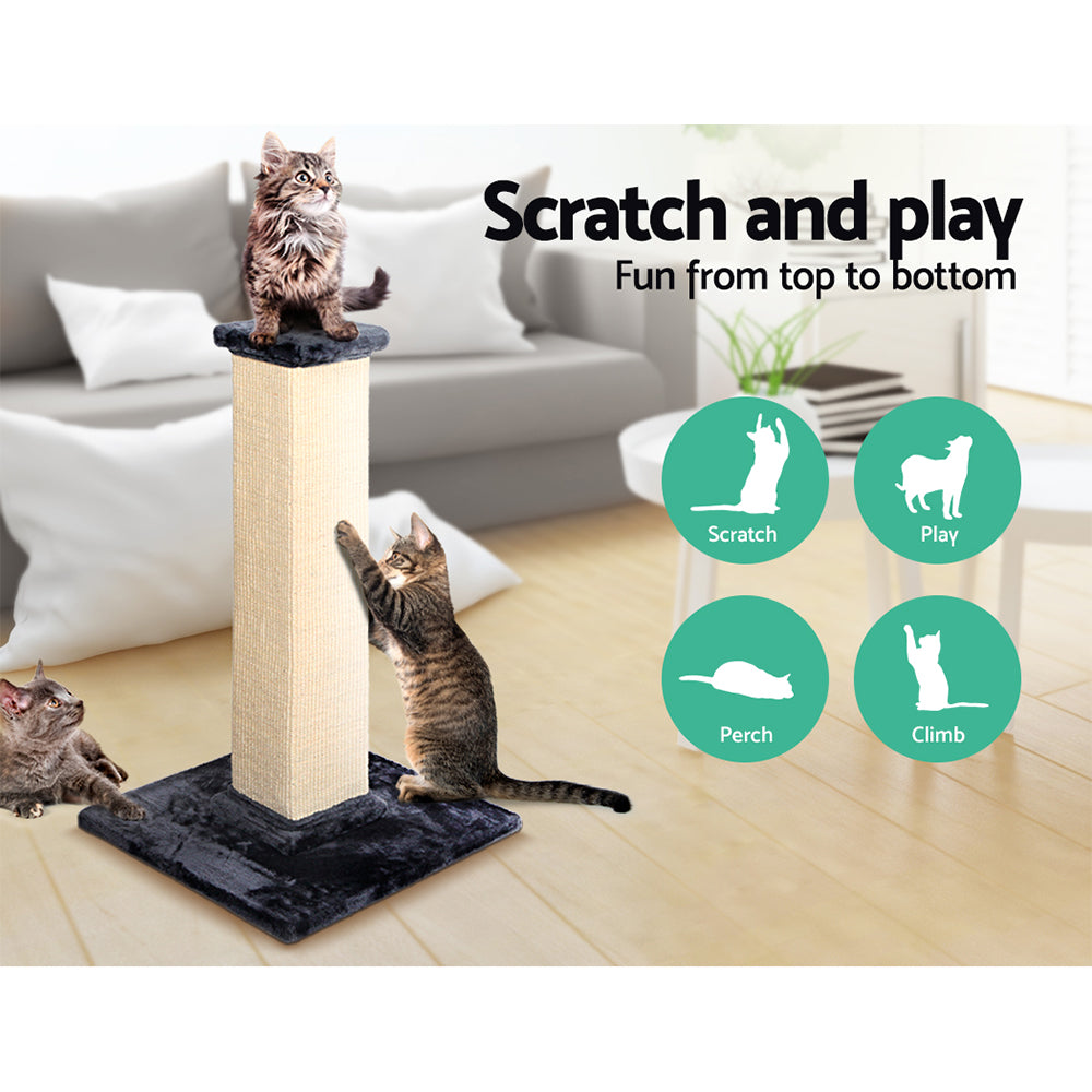 i.Pet Cat Tree 92cm Scratching Post Tower Scratcher Wood Condo Bed House Trees - SILBERSHELL