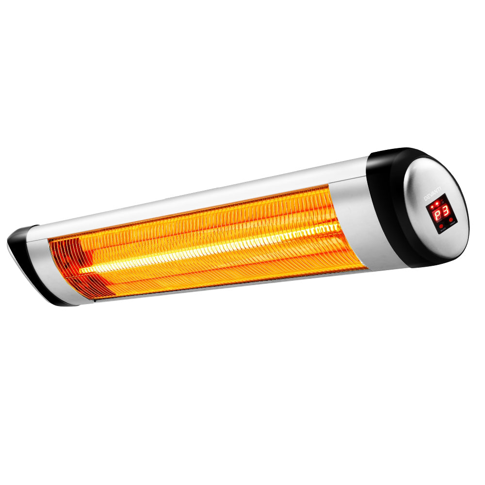 Devanti Electric Strip Heater Radiant Heaters 1500W - SILBERSHELL