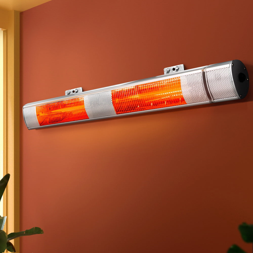 Devanti Electric Strip Heater Infrared Radiant Heaters 3000W - SILBERSHELL