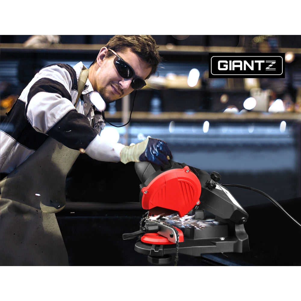 Giantz Chainsaw Sharpener Electric Chain Blade Sharpening Tool Grinder - SILBERSHELL