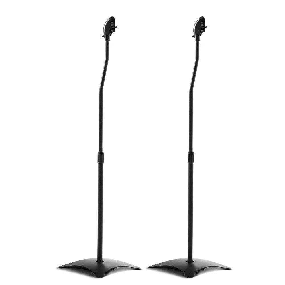 Alpha Speaker Stand 75-112cm Adjustable Height Surround Sound Studio Home 2pcs - SILBERSHELL