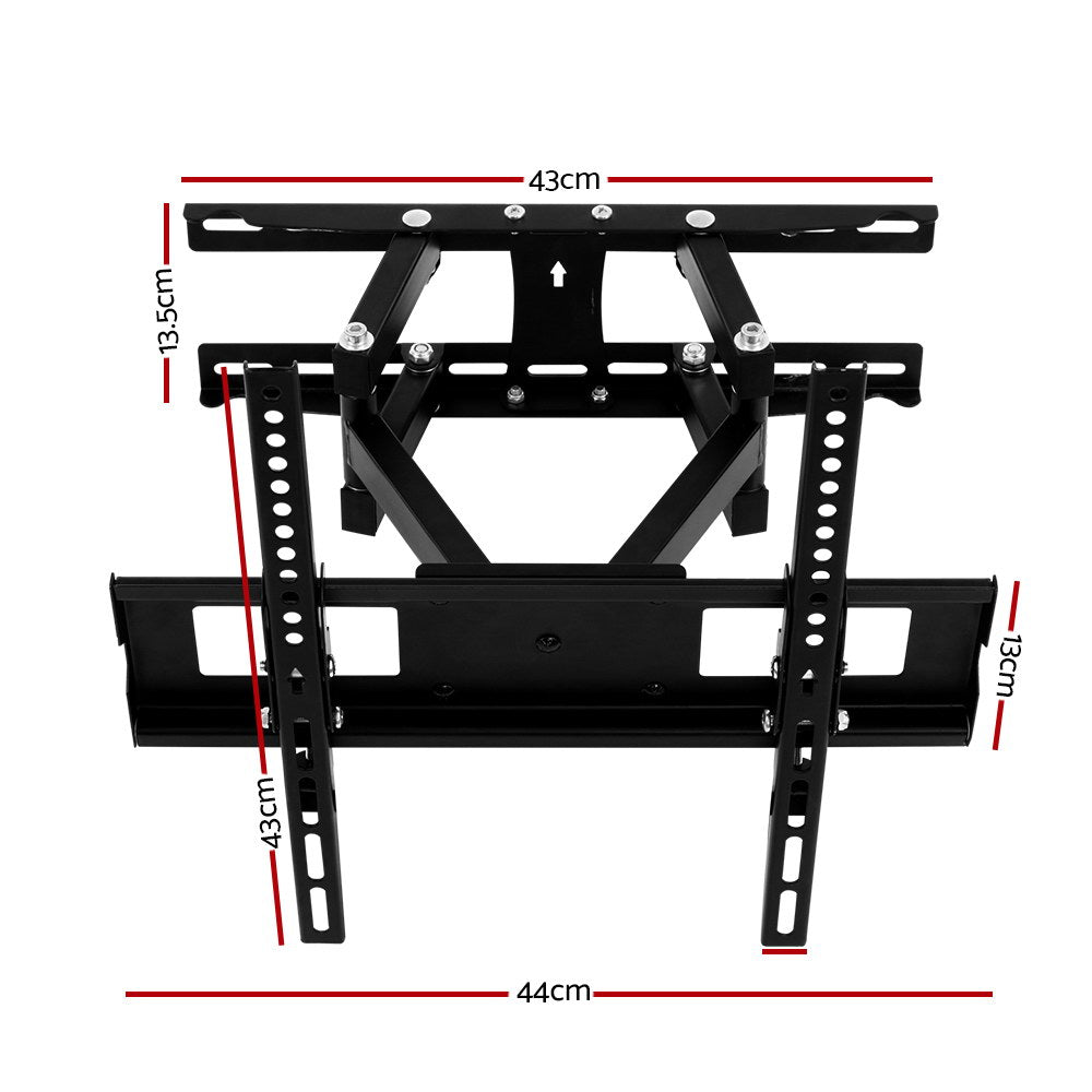 Artiss TV Wall Mount Bracket for 23"-55" LED LCD Full Motion Dual Strong Arms - SILBERSHELL