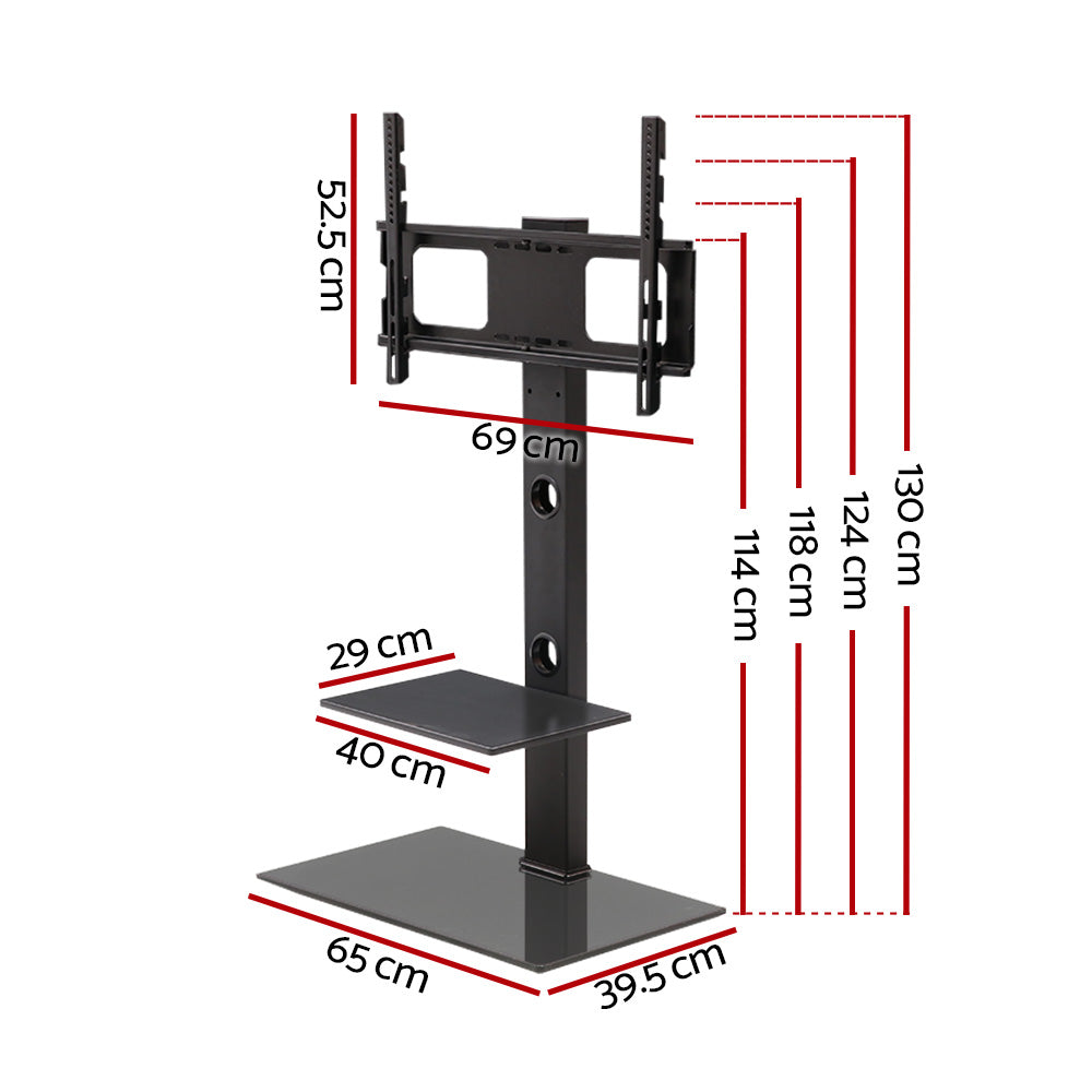 Artiss TV Stand Mount Bracket for 32"-70" LED LCD 2 Tiers Storage Floor Shelf - SILBERSHELL