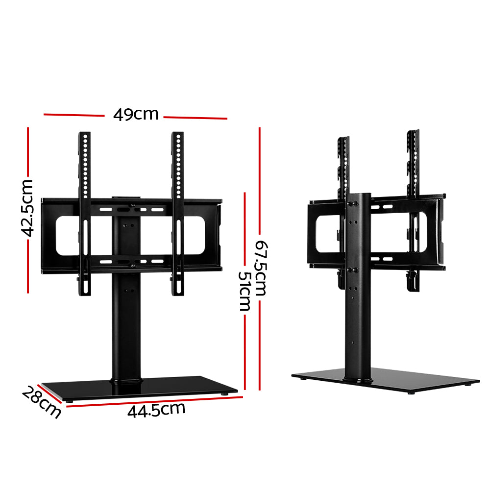 Artiss TV Stand Mount Bracket for 32"-55" LED LCD Swivel Tabletop Desktop Plasma - SILBERSHELL