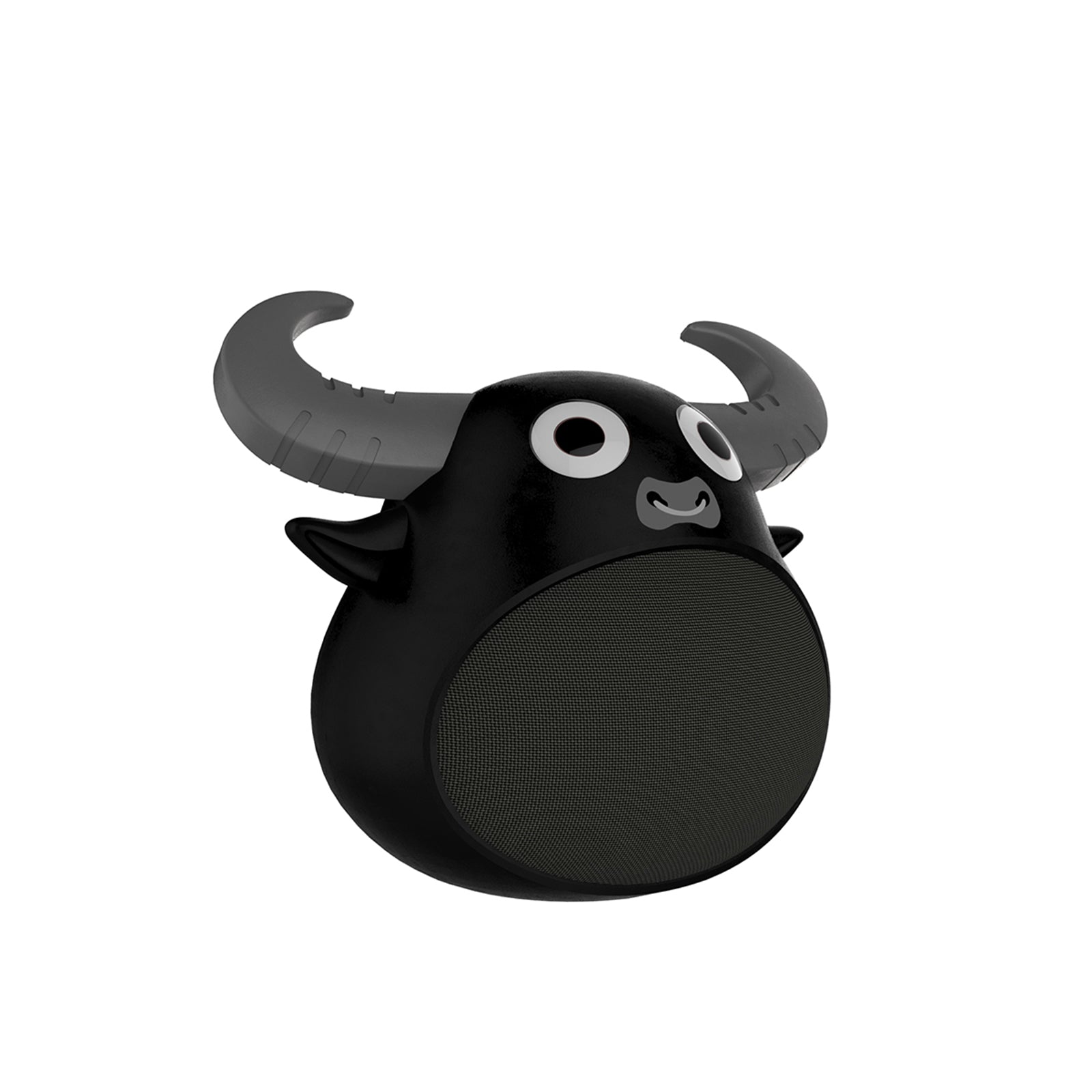Fitsmart Bluetooth Animal Face Speaker Portable Wireless Stereo Sound - Black - SILBERSHELL