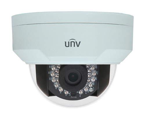 UNIVIEW IPC324ER3-DVPF36 4MP IR ULTRA 265 OUTDOOR DOME IP SECURITY CAMERA - SILBERSHELL