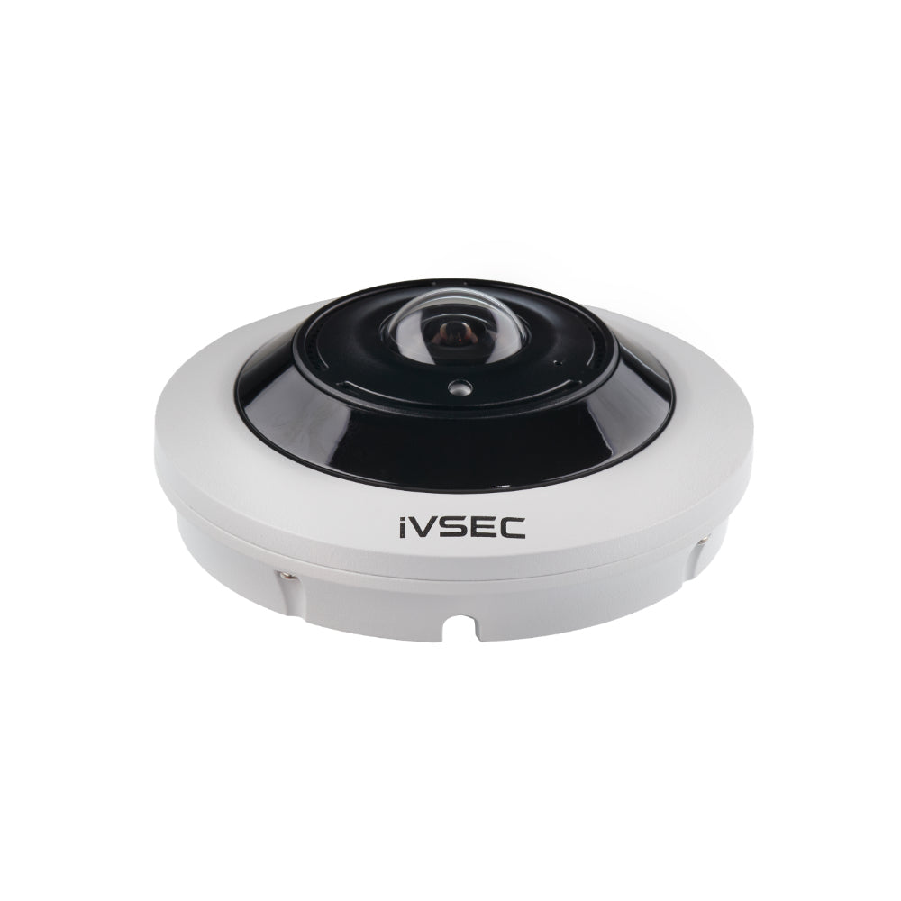 IVSEC IVSEC FISHEYE DOME 9MP 360 POE IP66 IR MICROPHONE SPEAKER - SILBERSHELL