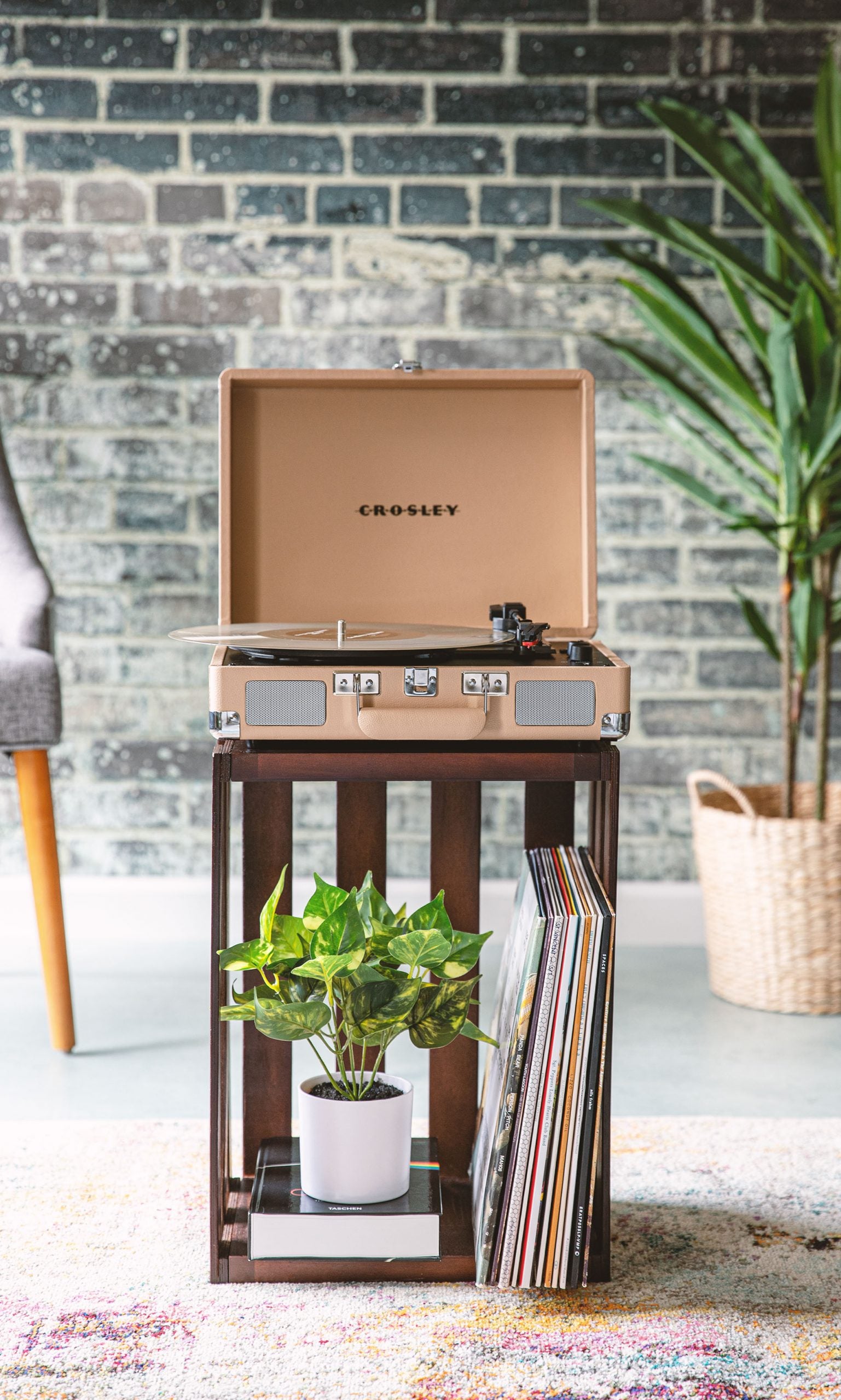 CROSLEY Crosley Cruiser Light Tan - Bluetooth Portable Turntable - SILBERSHELL