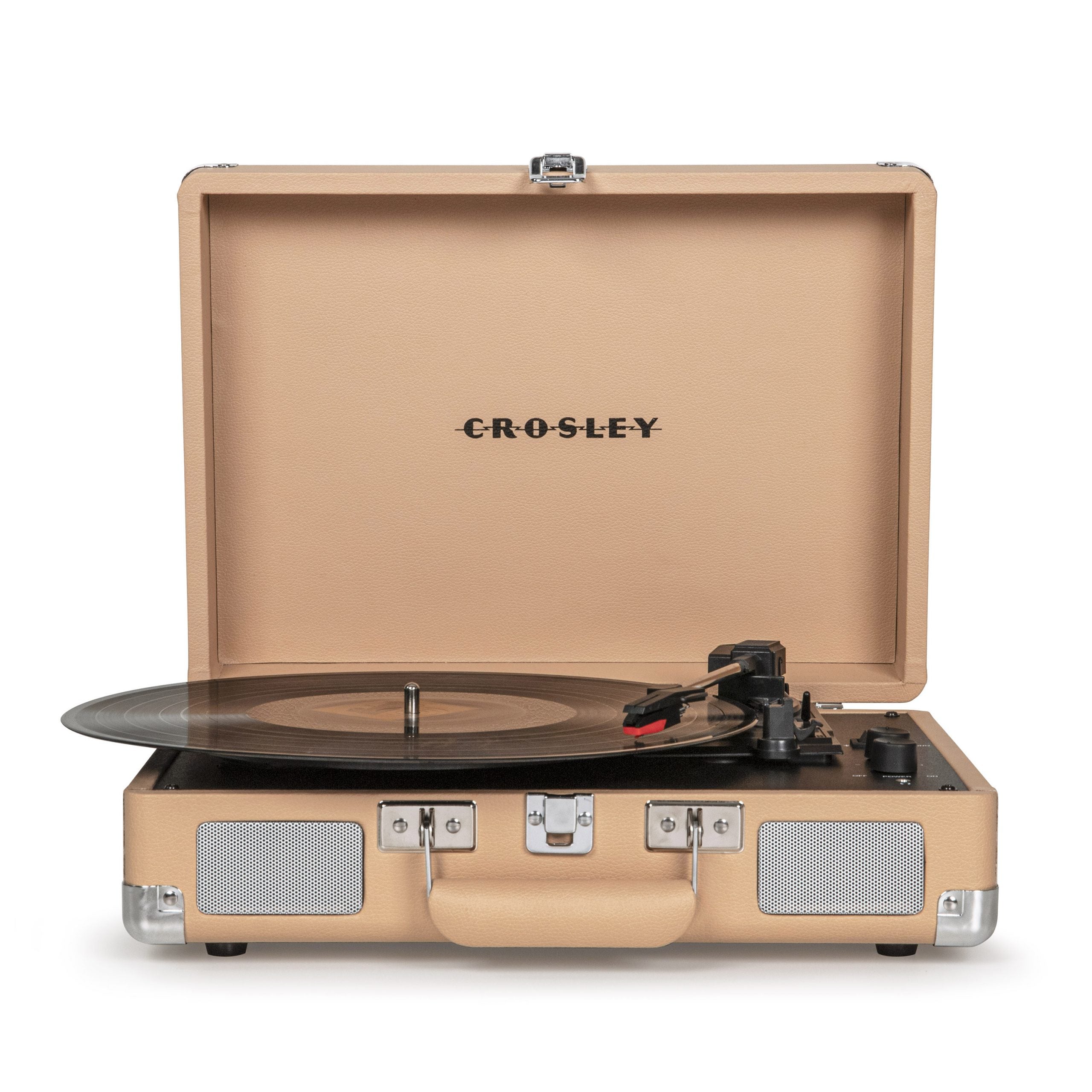 CROSLEY Crosley Cruiser Light Tan - Bluetooth Portable Turntable - SILBERSHELL