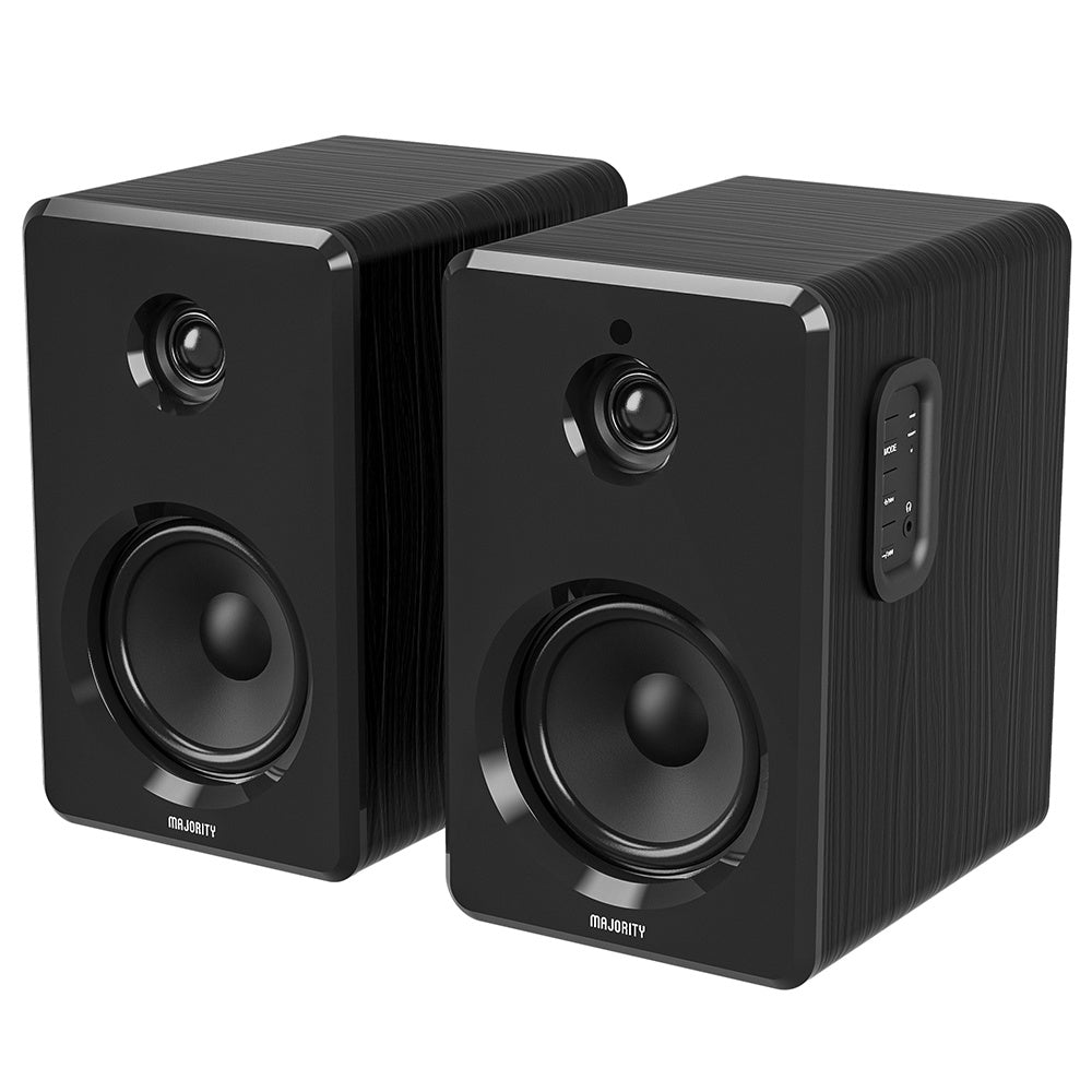 MAJORITY Majority D40 Bookshelf Speakers - SILBERSHELL