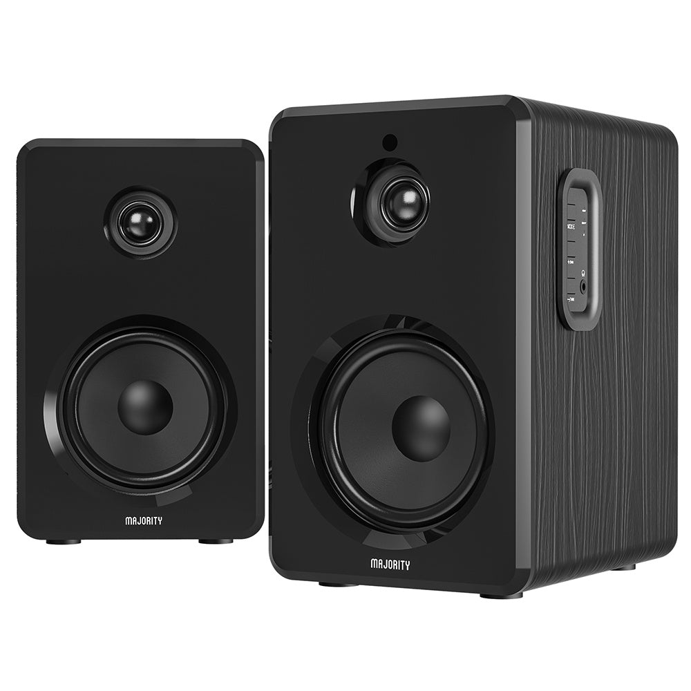 MAJORITY Majority D40 Bookshelf Speakers - SILBERSHELL