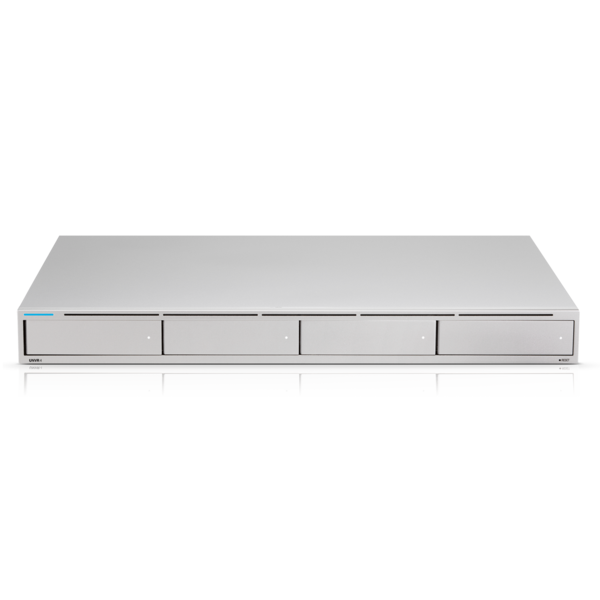 Ubiquiti UniFi Protect Network Video Recorder - 4x 3.5" HD Bays - Unifi Protect Pre Installed - NHU-RPS Compatible - SILBERSHELL