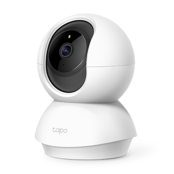 TP-LINK C200 Tapo Pan Tilt Wi-Fi Camera, H.264, 1080P, 2-Way Audio, Motion Detect, Night Vision - SILBERSHELL