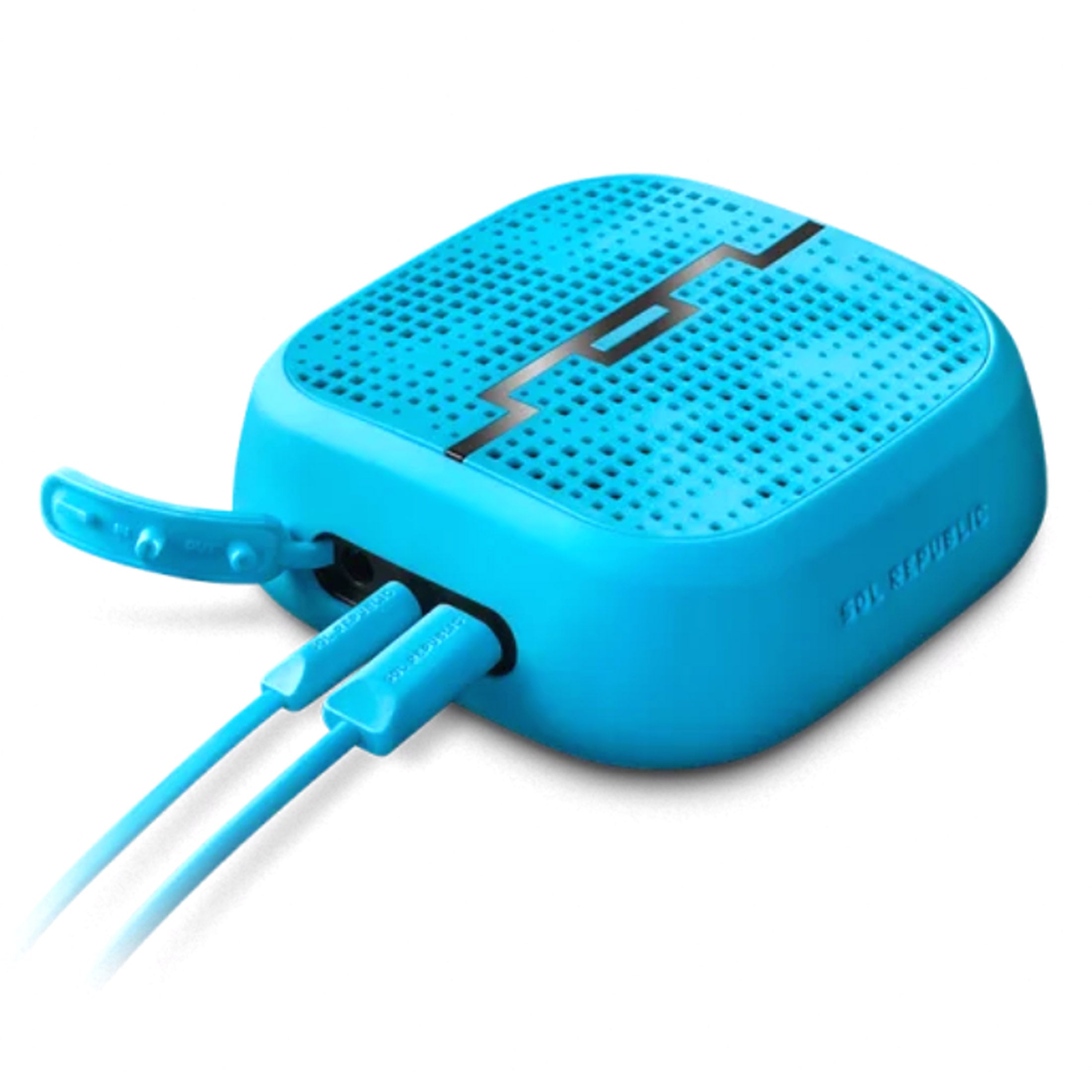 SOL Republic 9cm Punk Portable Bike Pocket Shower Bluetooth Speaker/Aux Blue - SILBERSHELL