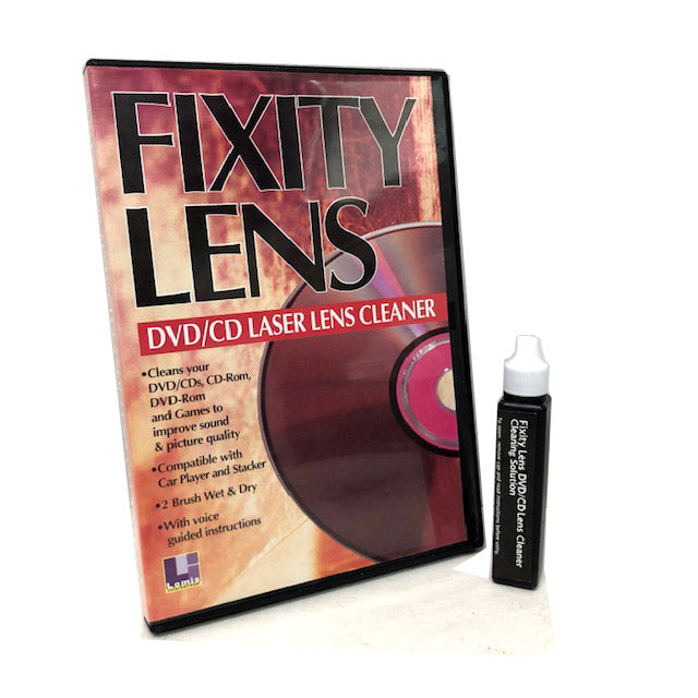 Lomis Fixity Lens Pro Care Lens Cleaner DVD Game CD Stacker Compatible - SILBERSHELL