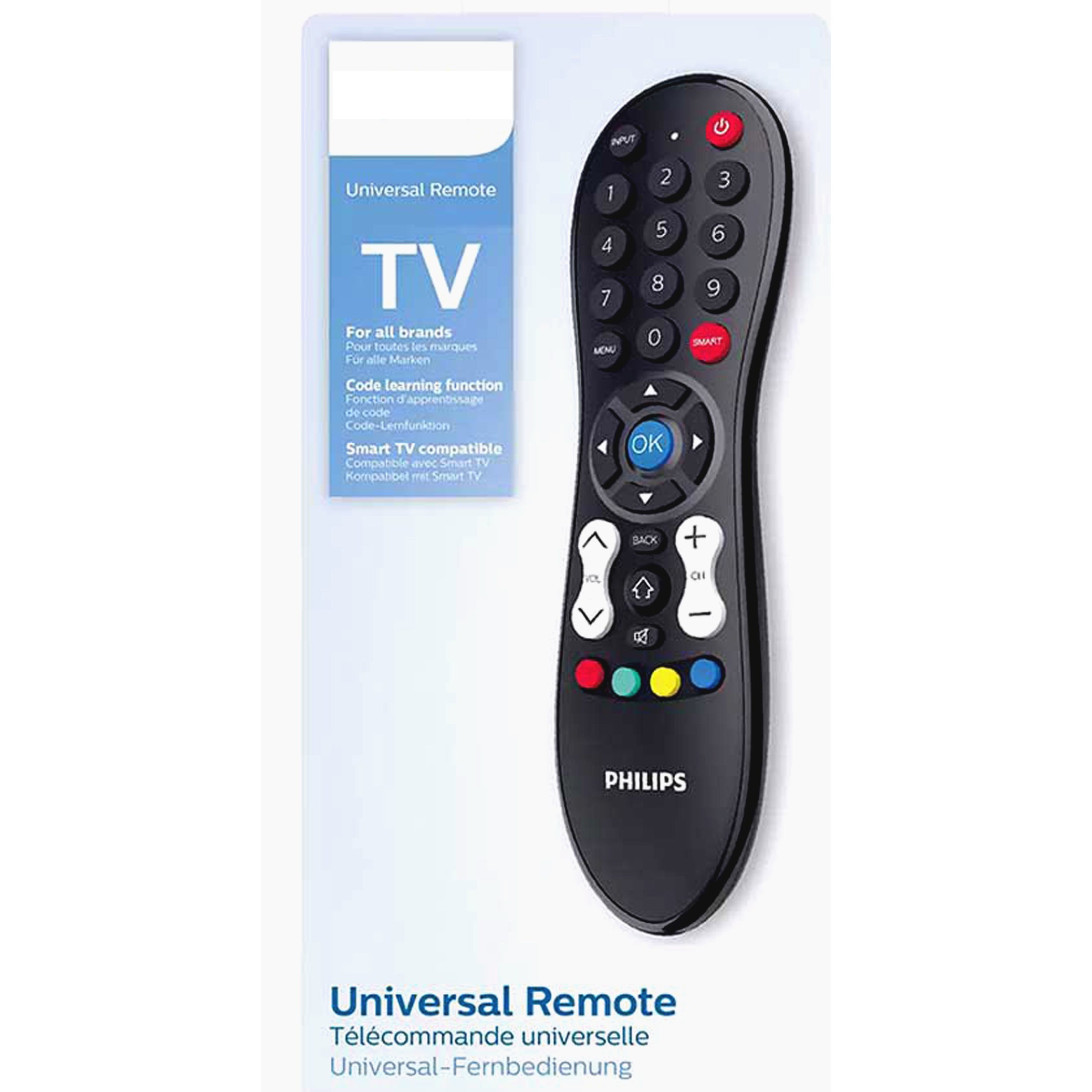 Philips Universal TV Remote Code Learn Smart TV Compatible - SILBERSHELL