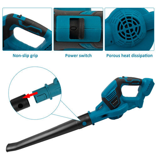 Cordless Garden Leaf Dust Blower Handheld For Makita With 2Battery & Charger 36V - SILBERSHELL