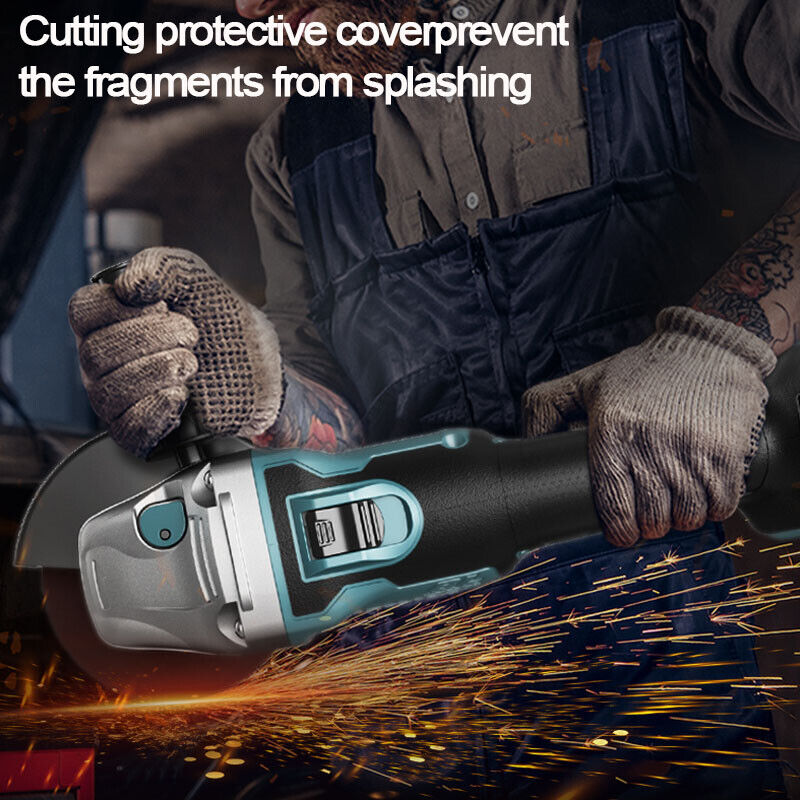 125mm Brushless Angle Grinder Cutting Machine Polisher For Makita 18V Battery - SILBERSHELL