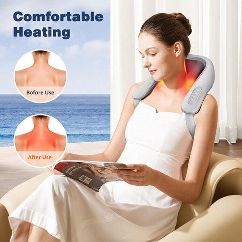 Massagers for Neck and Shoulder with Heat Goletsure Pain Relief Deep 5D Kneading