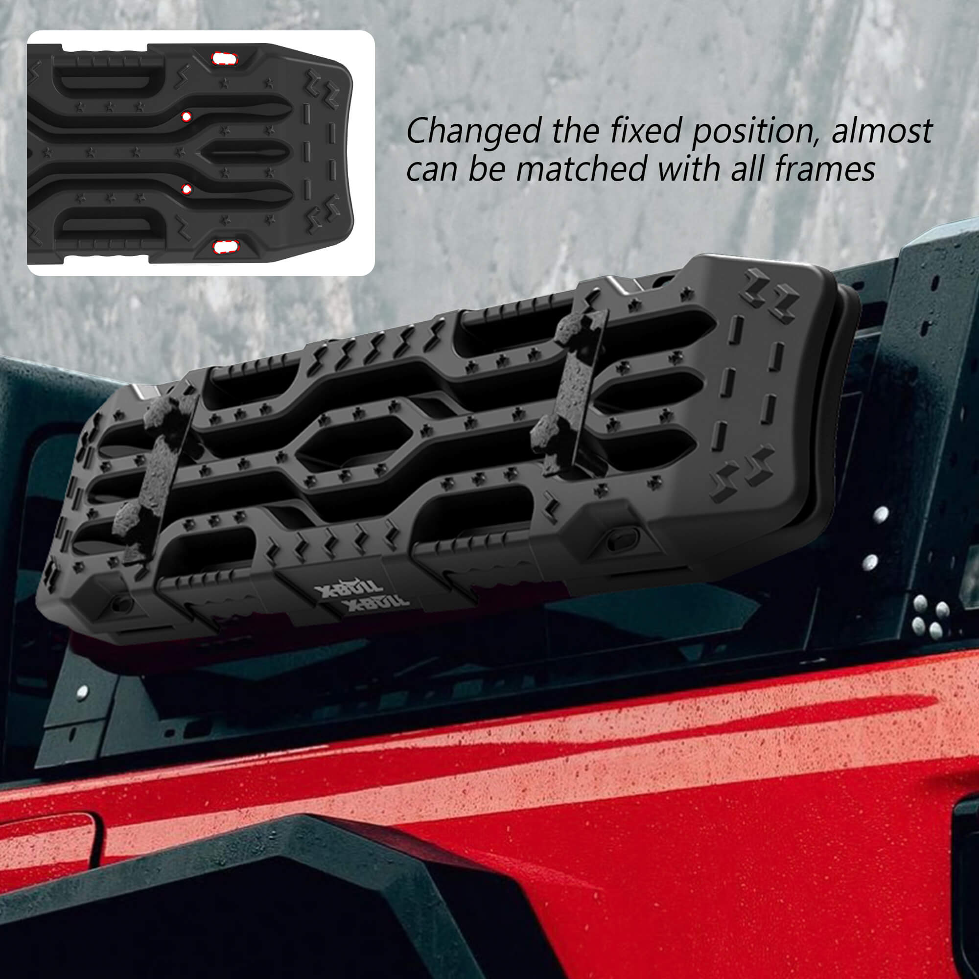 X-BULL Recovery Tracks Boards 12T Sand Snow Mud tracks 2PCS 4WD 4X4 Car Truck New - SILBERSHELL