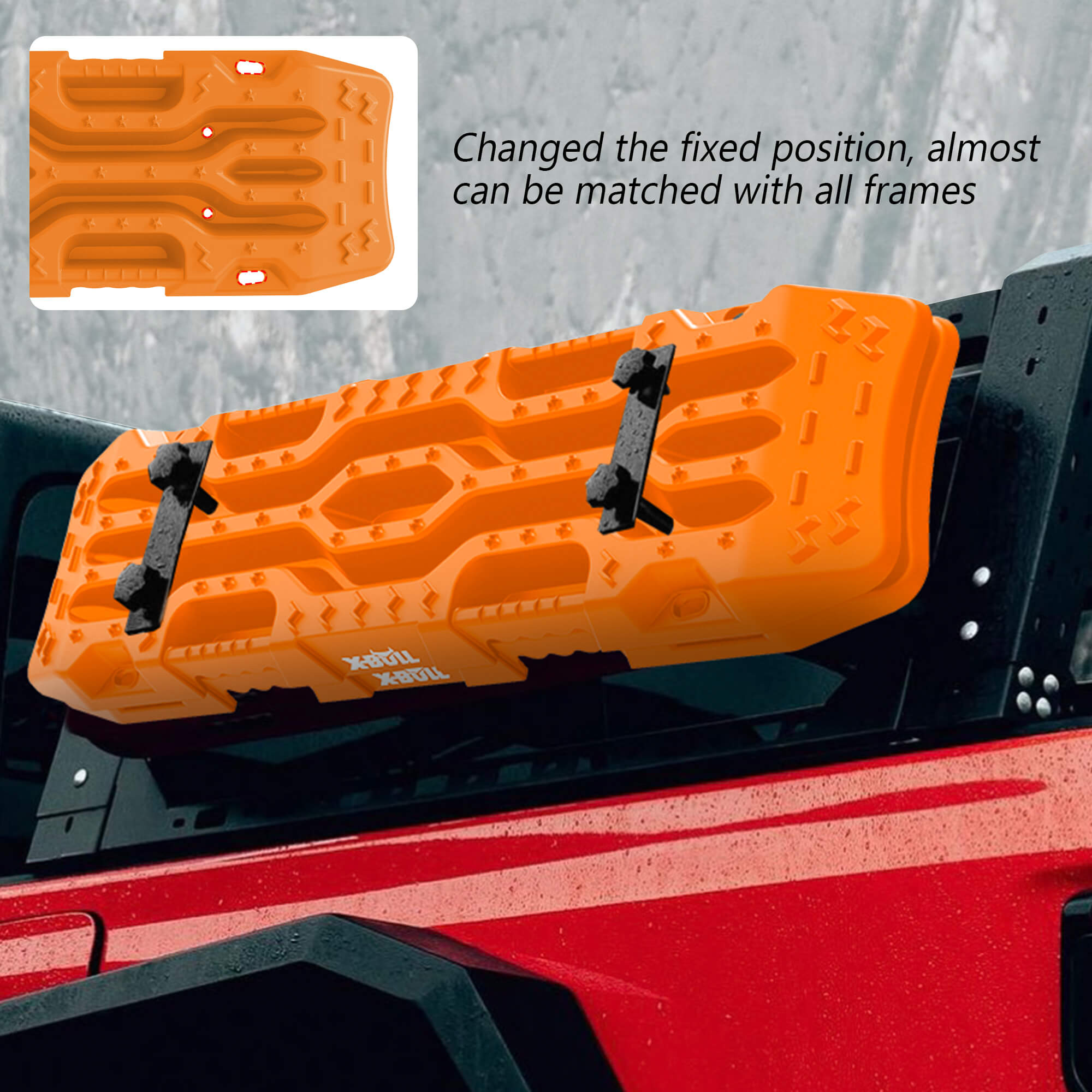 X-BULL 4X4 Recovery tracks Boards Sand tracks Snow Mud 2PCS 12T 4WD Car Truck New - SILBERSHELL