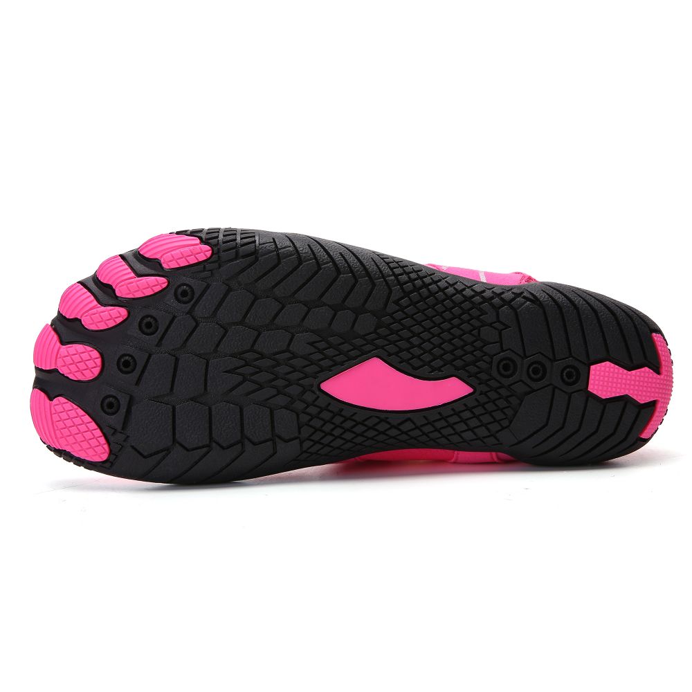 Women Water Shoes Barefoot Quick Dry Aqua Sports Shoes - Pink Size EU39 = US6