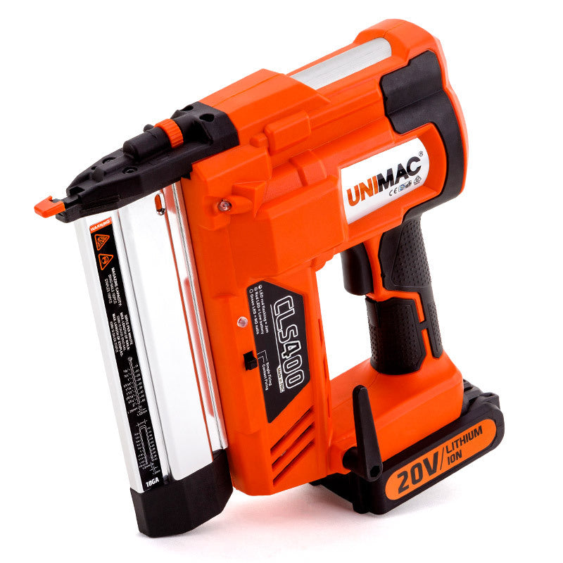 UNIMAC Finish Nailer 20V Lithium 16ga Brad Nailer Cordless Nail Gun - SILBERSHELL