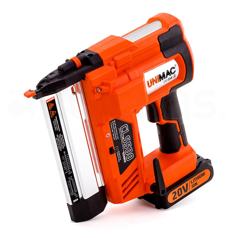 UNIMAC Brad Nailer Staple Gun Cordless 2-in-1 Lithium 20V Nail Gun 18ga Nails - SILBERSHELL