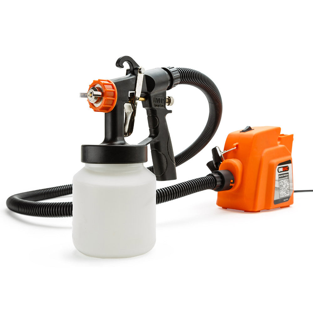 UNIMAC 3-Way Nozzle Electric Paint Sprayer Gun HVLP DIY Spray Station 450W - SILBERSHELL