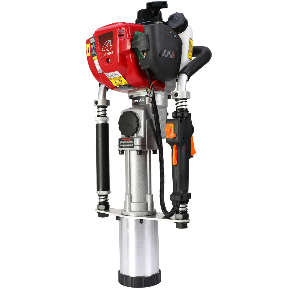 Baumr-AG 38cc 4-Stroke 40cc Petrol Post Driver, with Carry Case & 3 Piling Sleeves - SILBERSHELL